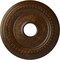 Ekena Millwork Classic Ceiling Medallion (Fits Canopies up to 12 3/4"), 18 5/8"OD 4"ID x 1 1/8"P, Root Beer Crackle CM19CLRBC - alternate 1